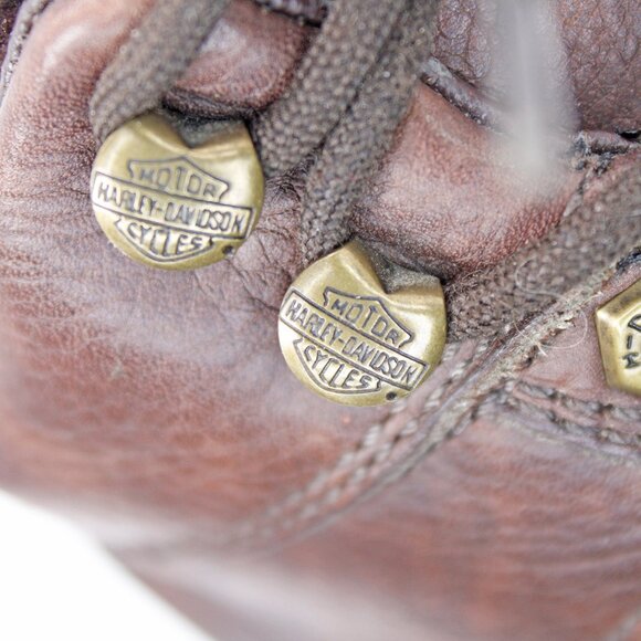 Harley-Davidson® Women's Tyler 4-Inch Lace Chukka Boots, Brown D84280 - Picture 6 of 9